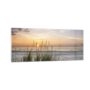Schilderen op glas - Kijk, denk, voel - 100x40 cm