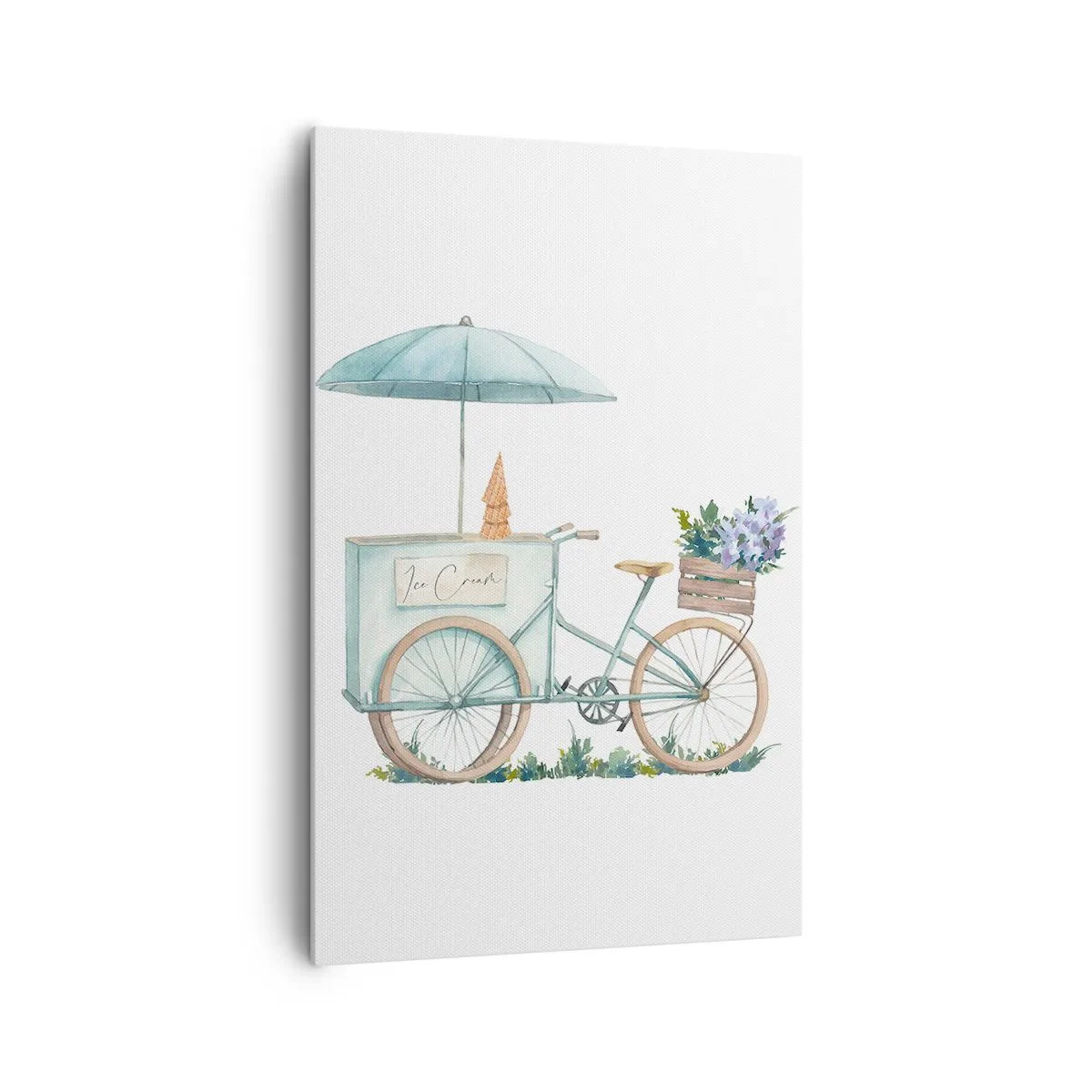 Schilderen op canvas - Zoete herinnering aan de zomer - 80x120 cm