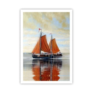 Poster - Hé, zeil, matroos... - 70x100 cm