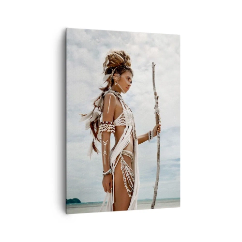 Schilderen op canvas - Koningin van de tropen - 70x100 cm
