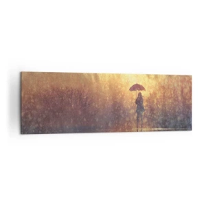 Schilderen op canvas - Ik voel dat iemand naar me kijkt - 160x50 cm