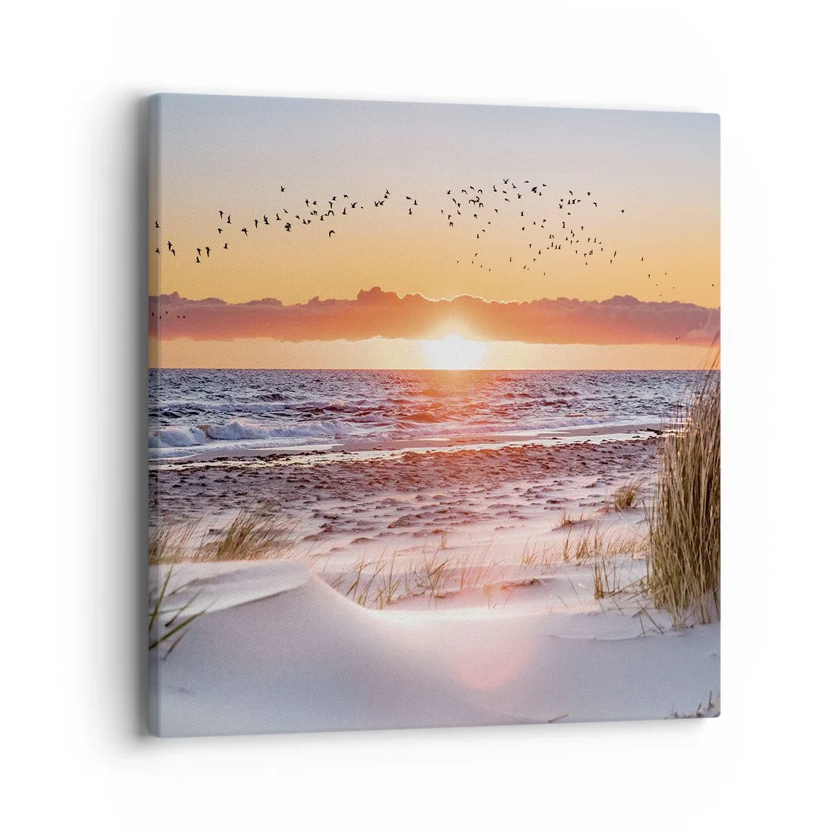 Schilderen op canvas - Horizontaal landschap - 40x40 cm