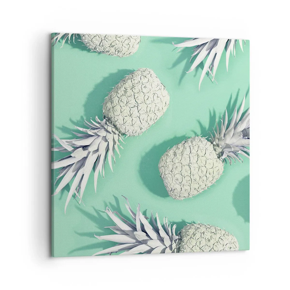 Schilderen op canvas - Het gaat goed met munt - 50x50 cm