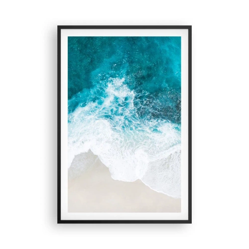 Poster in een zwarte lijst - Natuurlijke streling - 61x91 cm