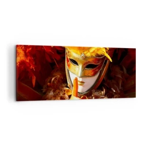 Schilderen op canvas - Mysterie maakt deel uit van het spel - 100x40 cm