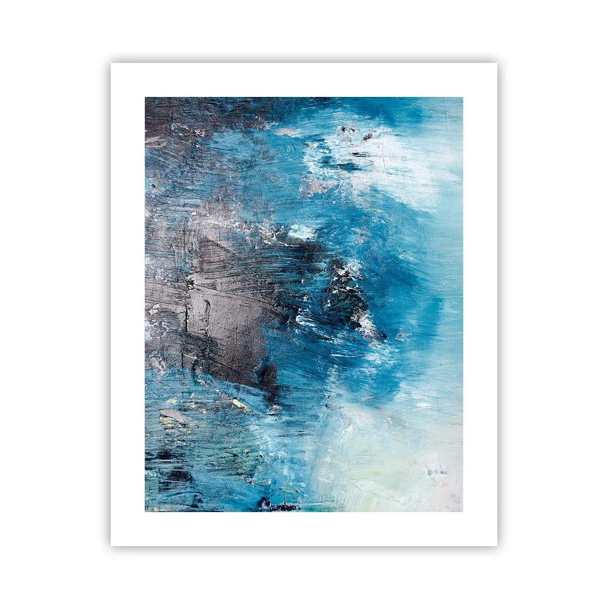 Poster - Rhapsody in Blauw - 40x50 cm