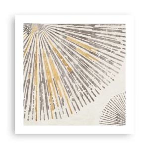 Poster - De schoonheid van de straal - 50x50 cm