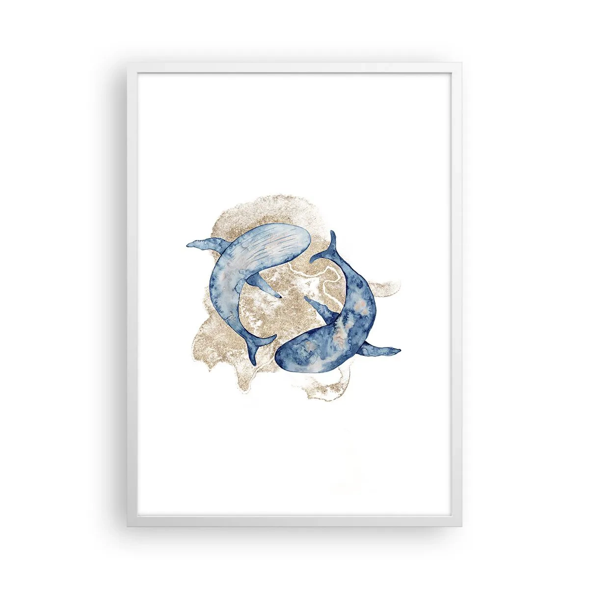 Poster in een witte lijst - Vriendschap of liefde? - 50x70 cm