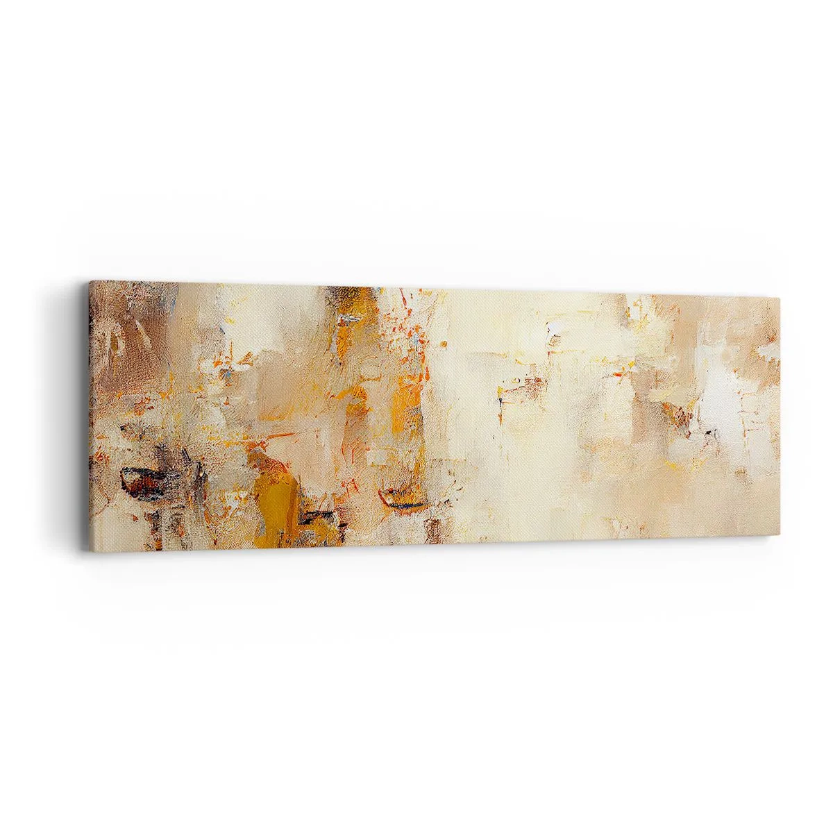 Schilderen op canvas - Ziel van Amber - 90x30 cm