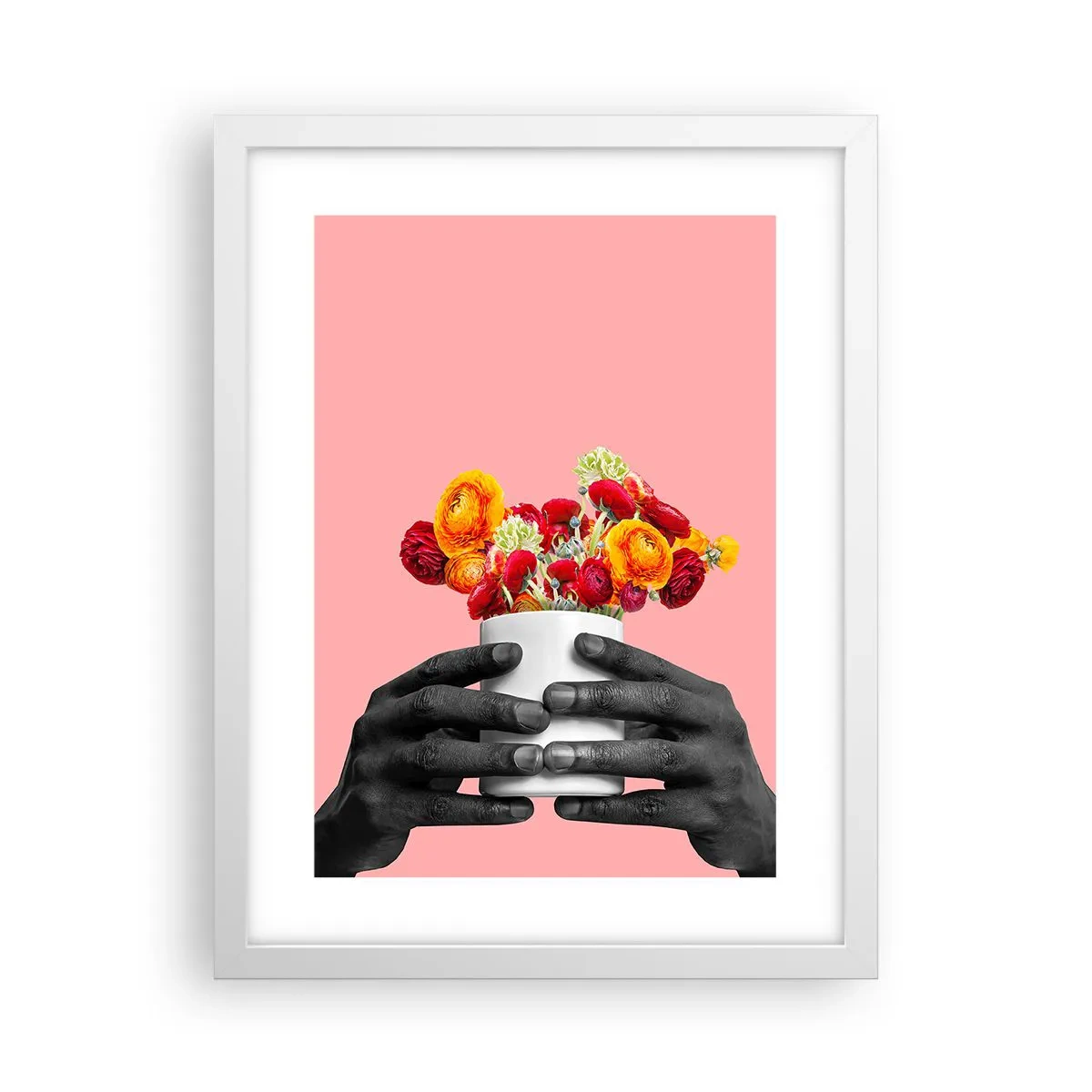 Poster in een witte lijst - De apotheose van het leven - 30x40 cm