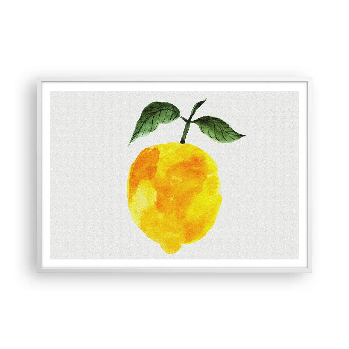 Poster in een witte lijst - Hoe proef je de zon? - 100x70 cm