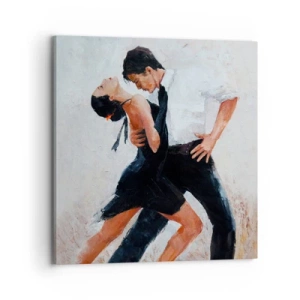 Schilderen op canvas - Tango van mijn dromen - 70x70 cm