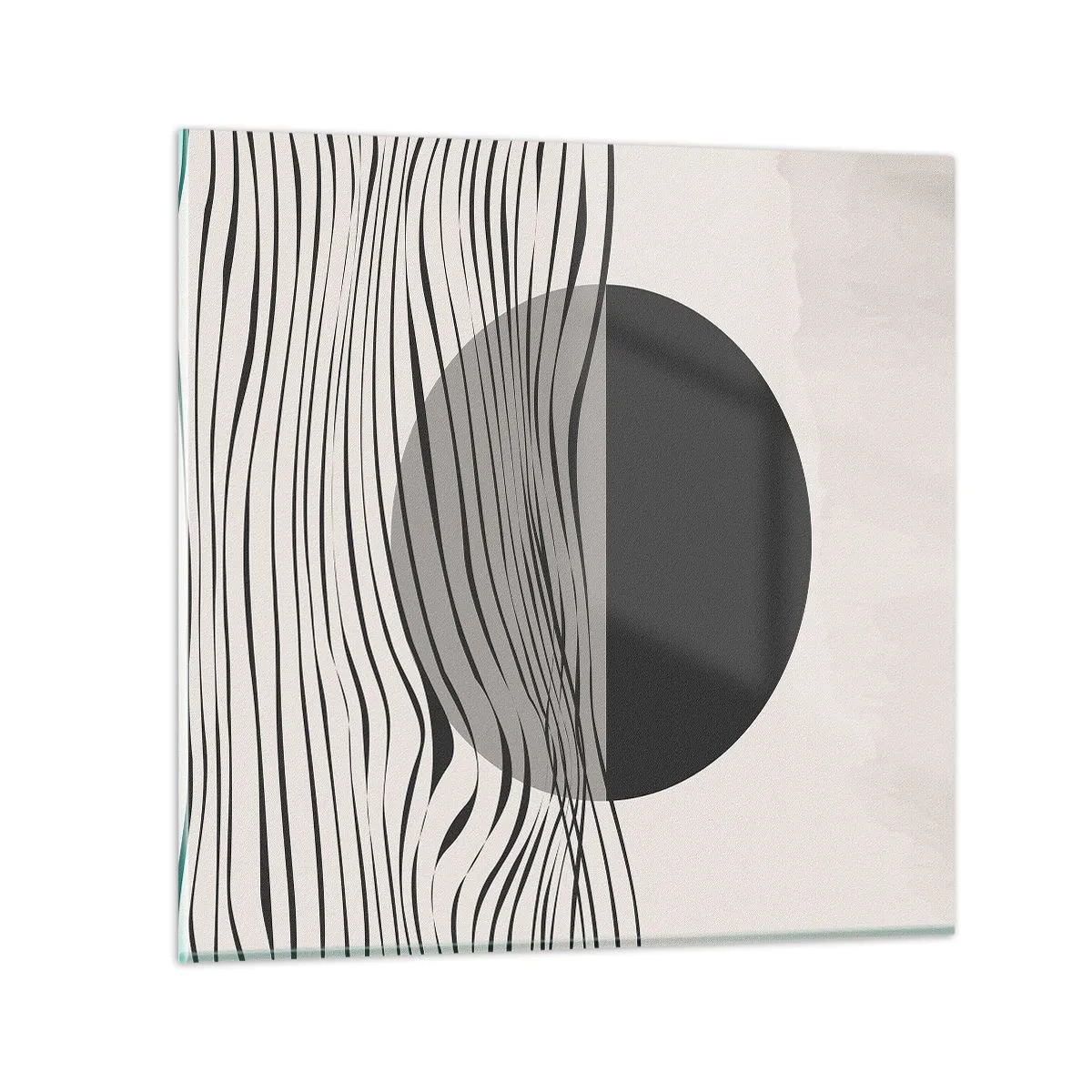 Schilderen op glas - Halve compositie - 70x70 cm