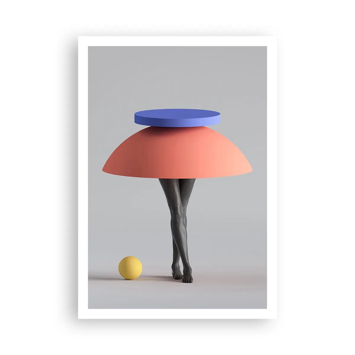 Poster - Surrealistische compositie - 70x100 cm