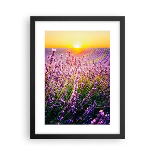 Poster in een zwarte lijst - Geurige korenvelden - 30x40 cm