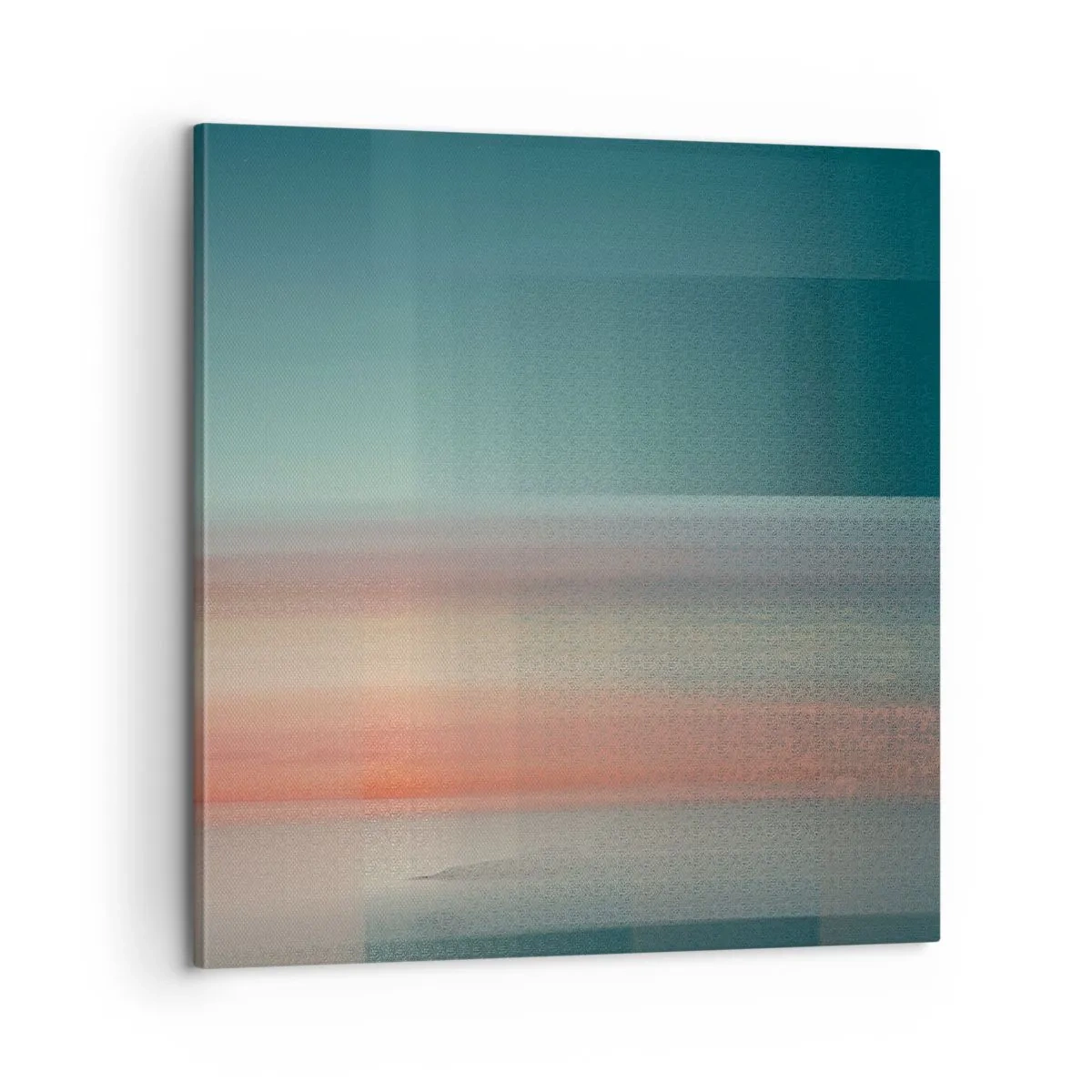 Schilderen op canvas - Abstractie: golven van licht - 60x60 cm
