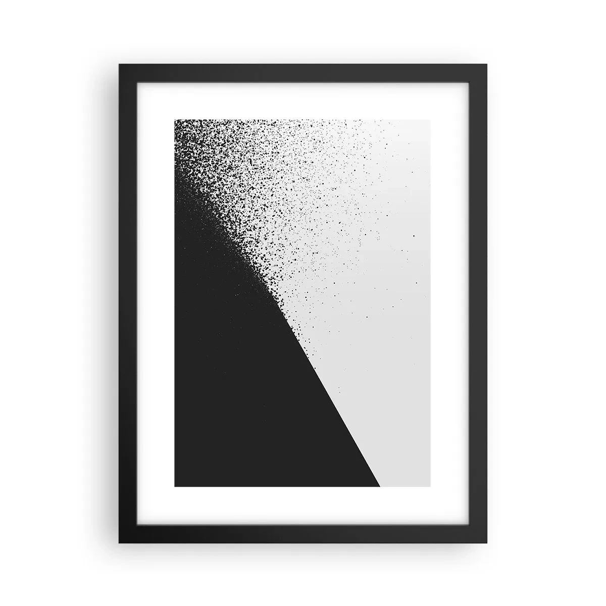 Poster in een zwarte lijst - Steeds sneller, meer en meer - 30x40 cm