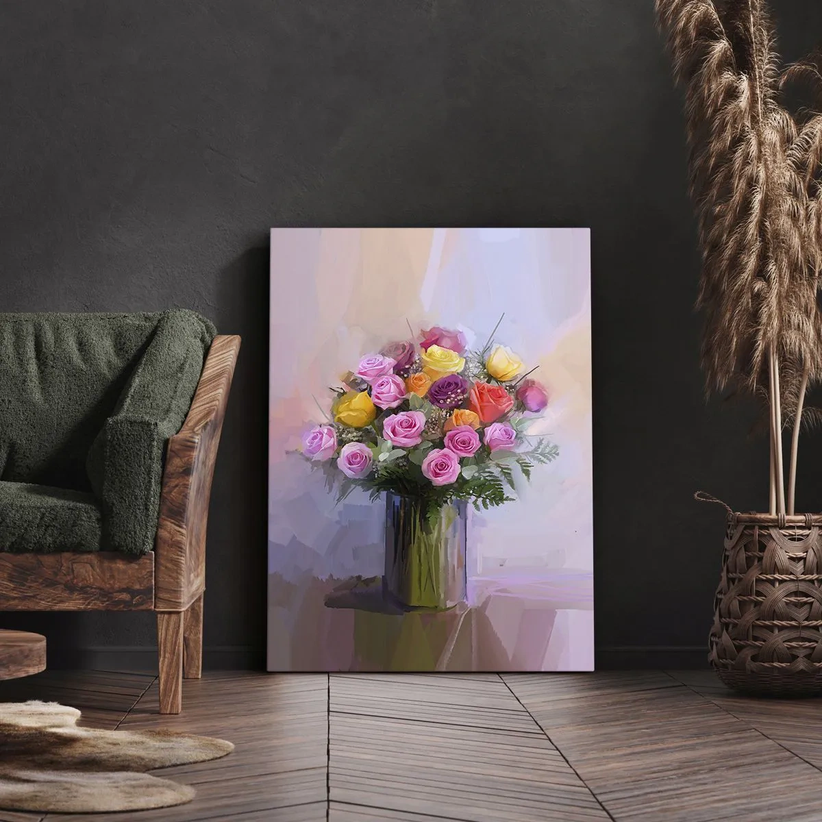 Schilderen op canvas - Ingehouden schoonheid - 50x70 cm