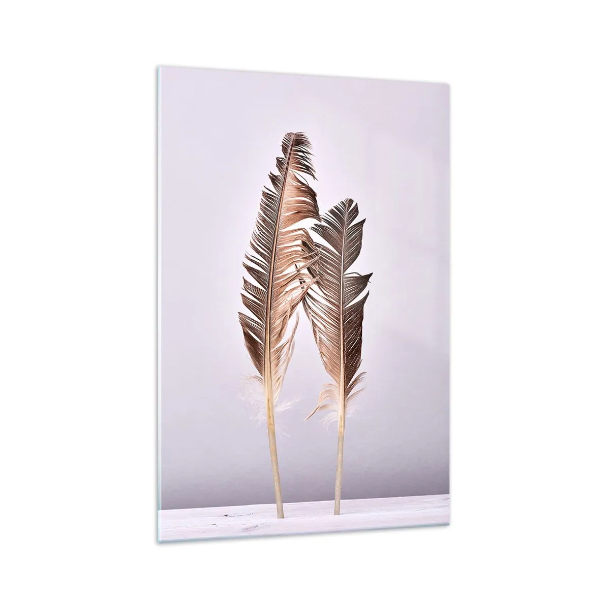 Schilderen op glas - Tegen het niets - 70x100 cm