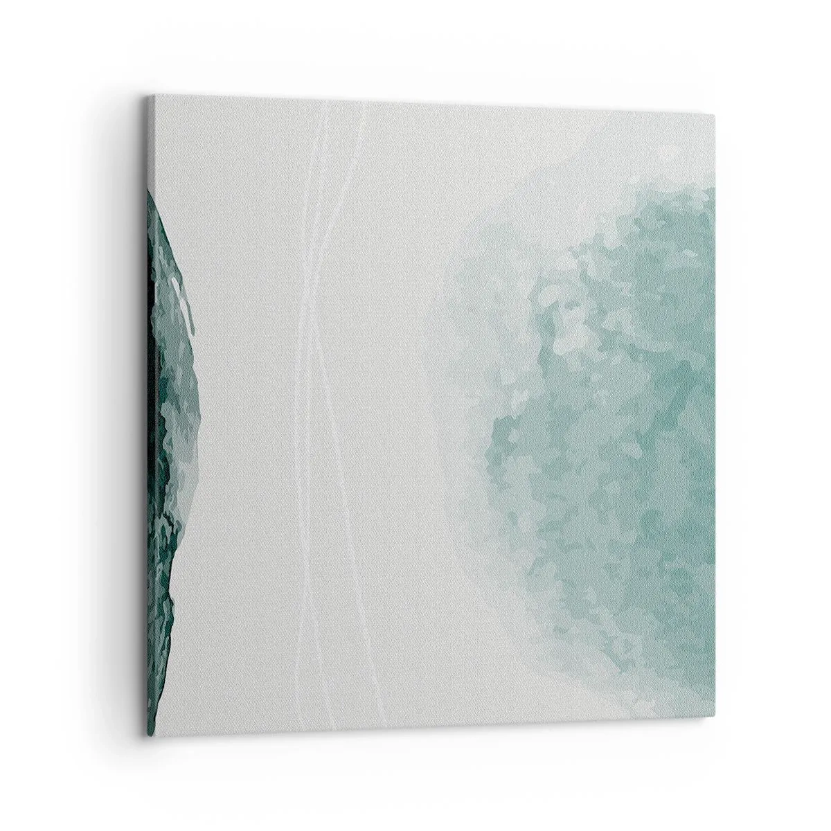 Schilderen op canvas - Ontmoeting met de mist - 60x60 cm