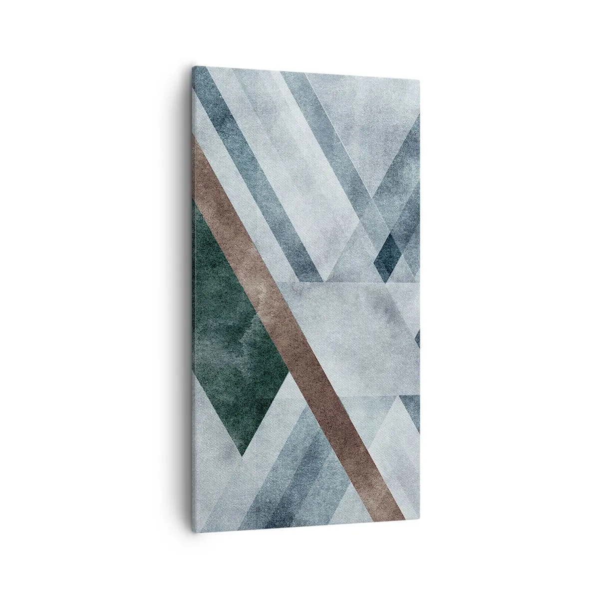 Schilderen op canvas - Verfijnde elegantie van geometrie - 55x100 cm