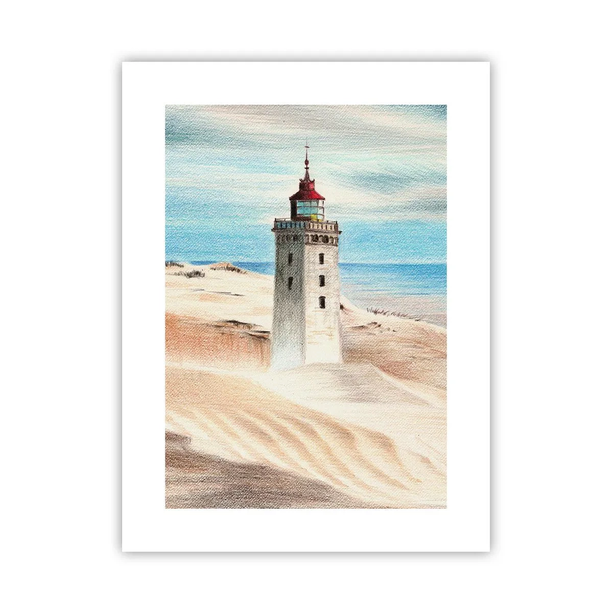 Poster - Altijd staren naar de zee - 30x40 cm