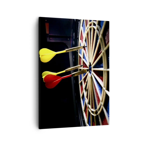 Schilderen op canvas - De spikerop de kop - 50x70 cm