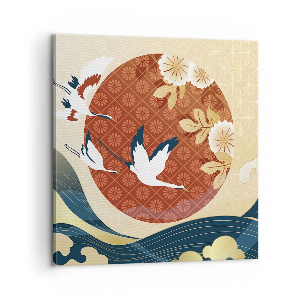 Schilderen op canvas - Japans sprookje - 60x60 cm