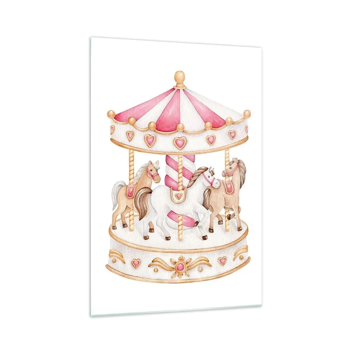 Schilderen op glas - De zoete kinderwereld - 70x100 cm