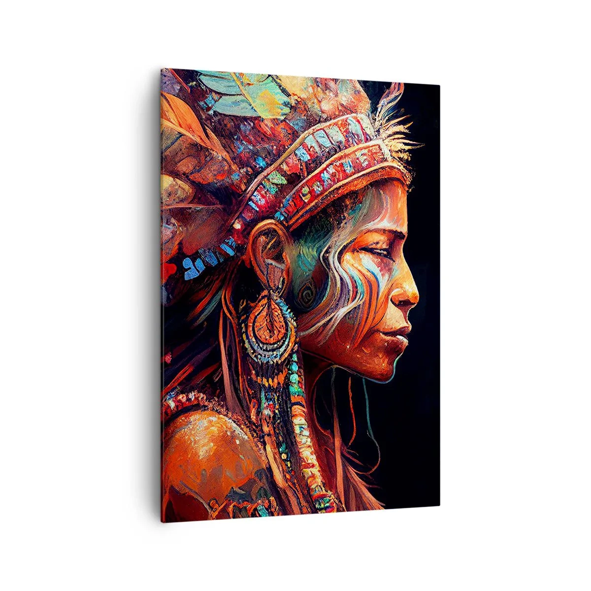 Schilderen op canvas - Magisch ritueel - 70x100 cm