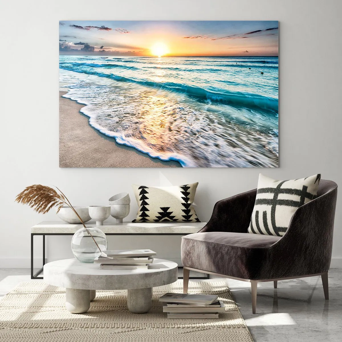 Schilderen op glas - Een uitzicht dat de moeite waard is - 120x80 cm