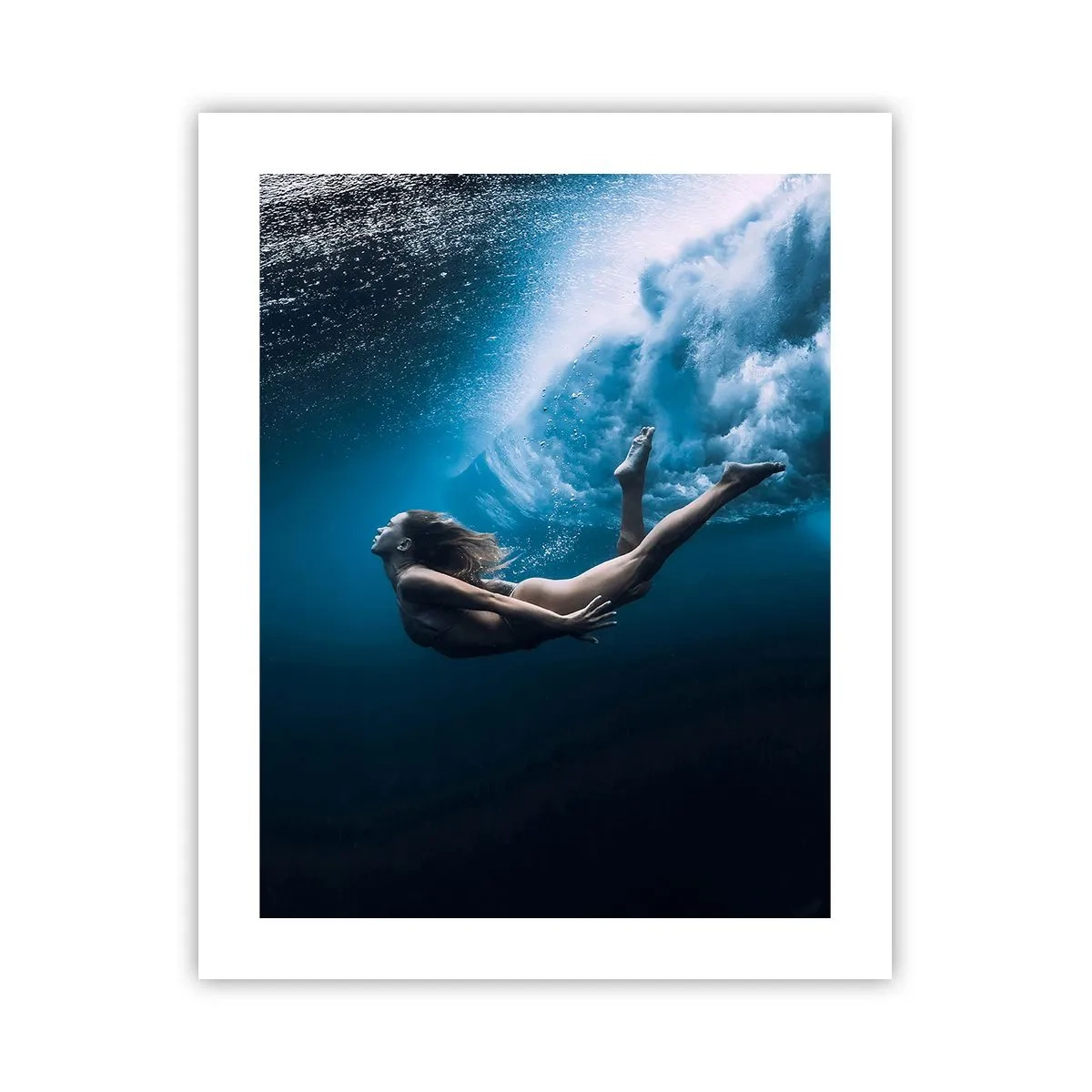 Poster - Een moderne zeemeermin - 40x50 cm
