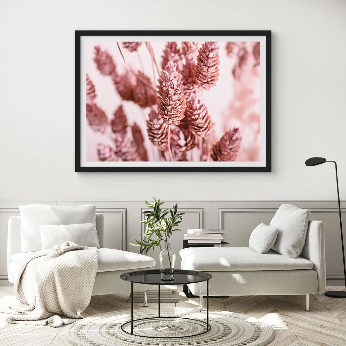 Poster in een zwarte lijst - Schijnbaar onopvallend - 70x50 cm