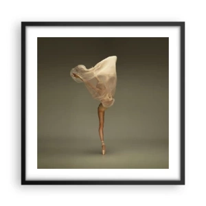 Poster in een zwarte lijst - Het zal snel omhoog vliegen - 50x50 cm