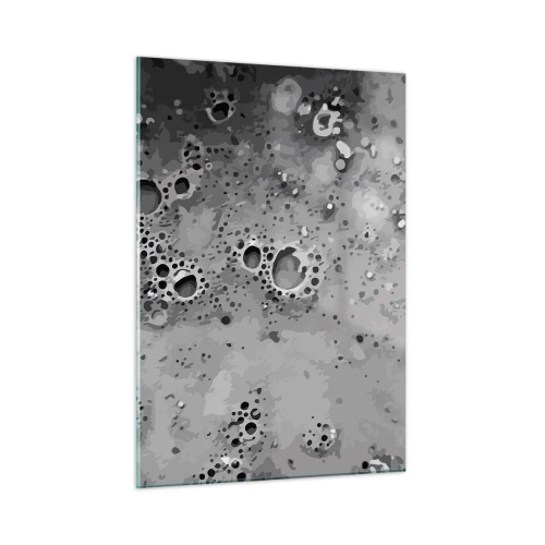 Schilderen op glas - Als een maanlandschap - 50x70 cm