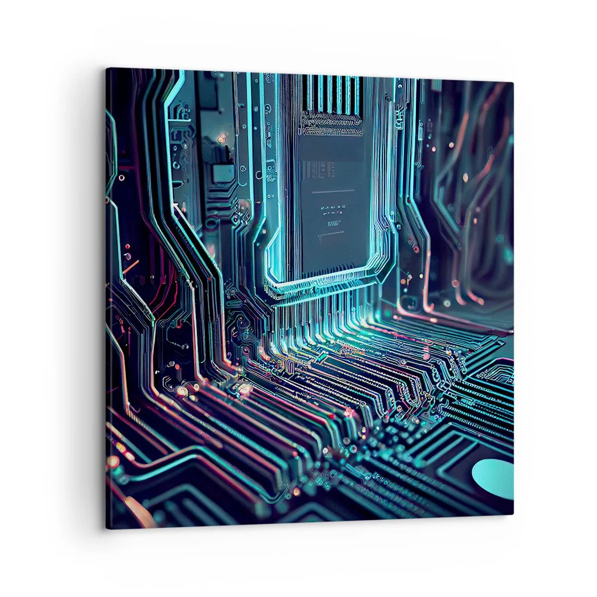 Schilderen op canvas - Ik ben aan het denken… - 50x50 cm