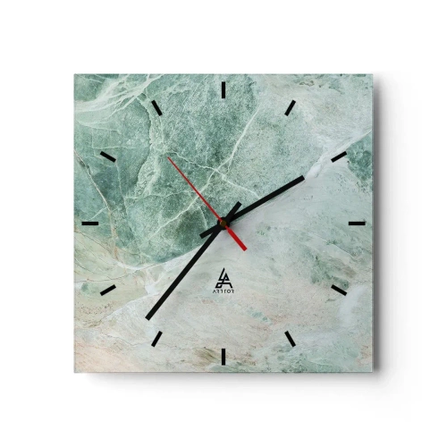 Wandklok - Klok - De nobele kou van steen - 30x30 cm