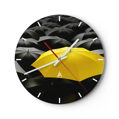 Wandklok - Klok - Vaarwel verdriet - 40x40 cm