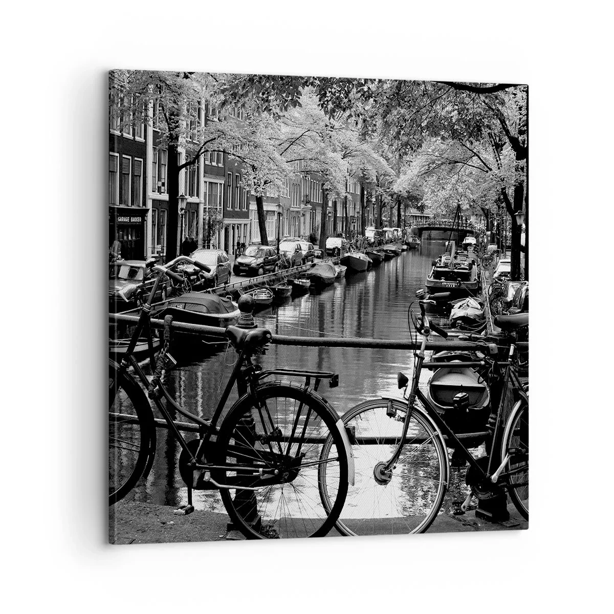 Schilderen op canvas - Een heel Nederlands uitzicht - 60x60 cm