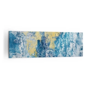 Schilderen op canvas - Abstractie vol met weer - 160x50 cm