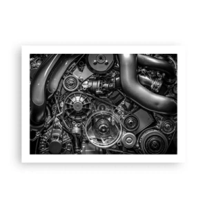 Poster - De poëzie van mechanica - 70x50 cm