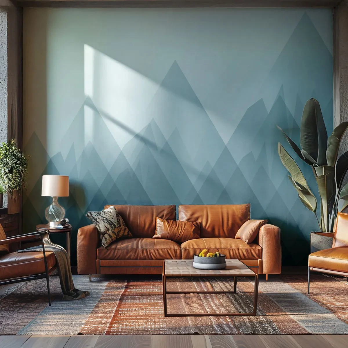 Fotobehang Standard Eco - Groot, groter, grootst - Bergen, Abstractie, Deel - 400x280 cm
