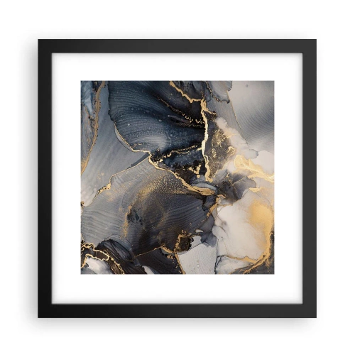 Poster in een zwarte lijst - Stenen leven - 30x30 cm