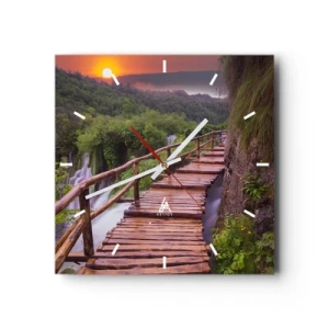 Wandklok - Klok - Ongelooflijke schoonheid - 40x40 cm