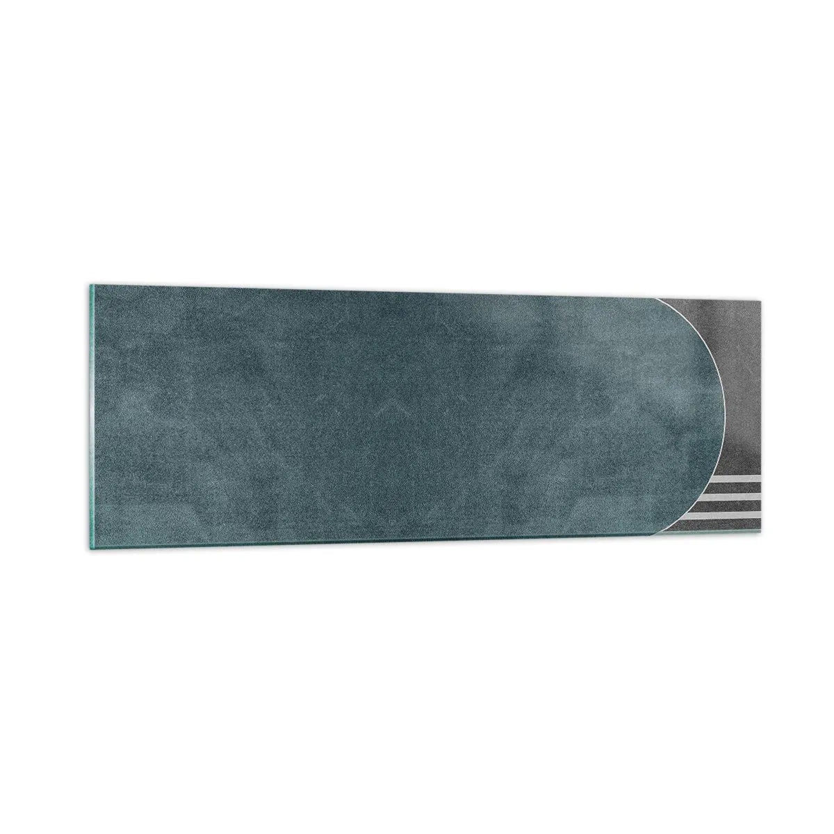 Schilderen op glas - Compositie op niveau - 90x30 cm