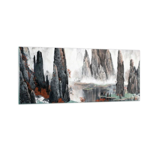 Schilderen op glas - Krachtige voogden - 100x40 cm