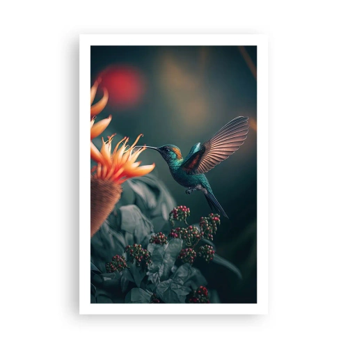 Poster - een werkelijk kleurrijk leven - 61x91 cm