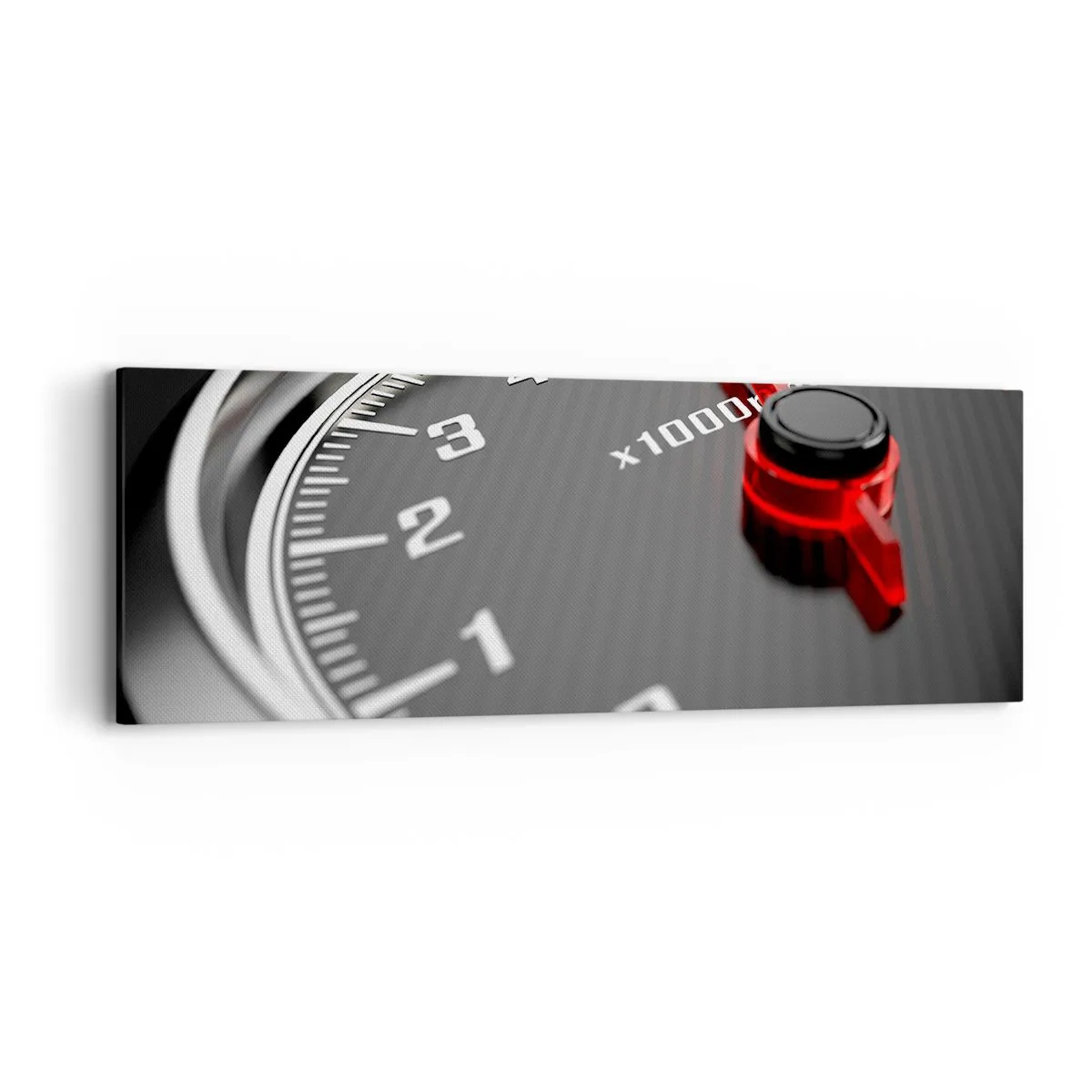 Schilderen op canvas - Geef vol gas - 90x30 cm