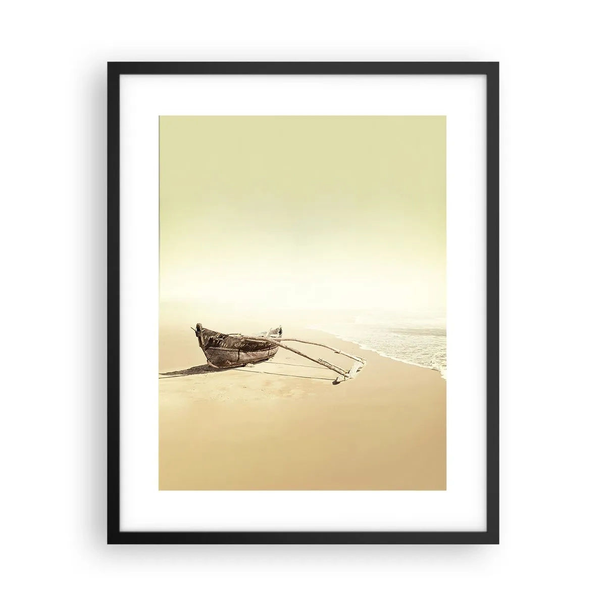 Poster in een zwarte lijst - Geheugen van de Stille Zuidzee - 40x50 cm