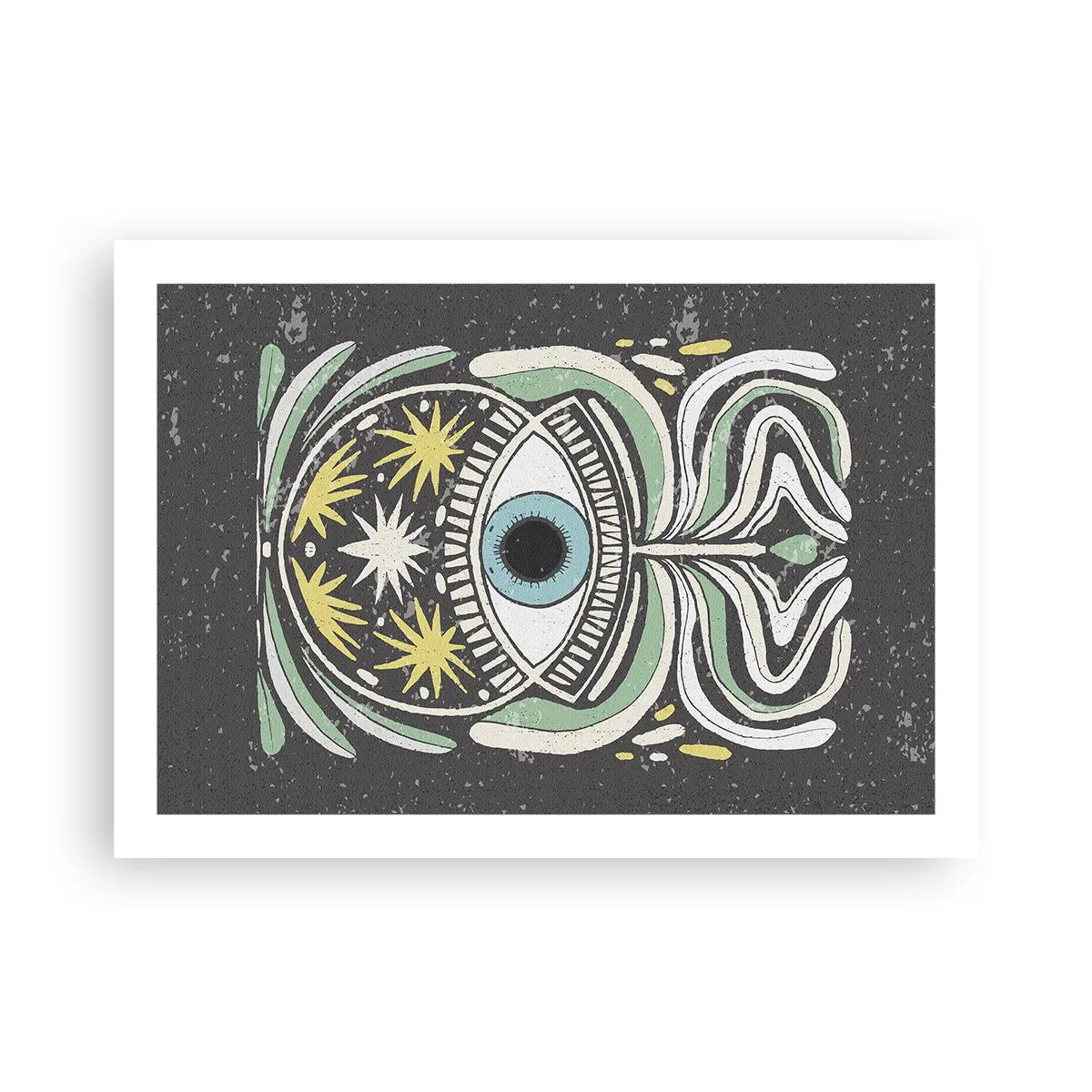 Poster - Tribale rituelen - 70x50 cm